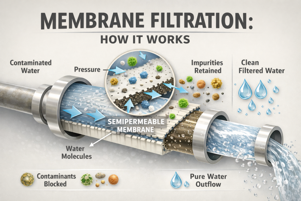 What are membrane filters and how does it works?