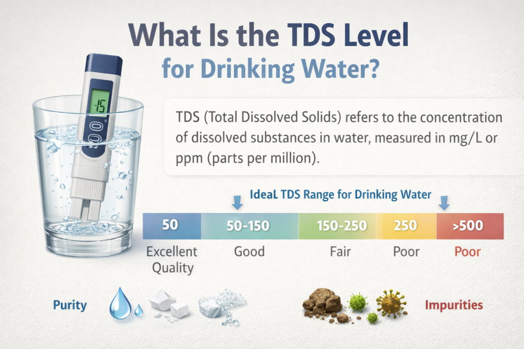 What Is the TDS Level for Drinking Water?  